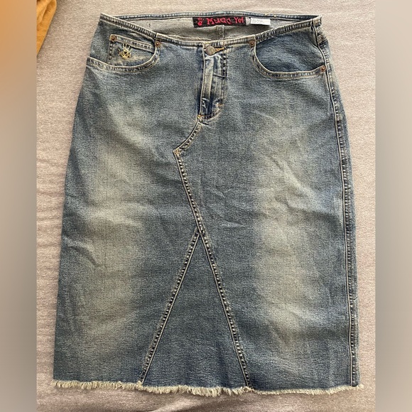 Vintage y2k Mudd denim jean skirt - Picture 1 of 6